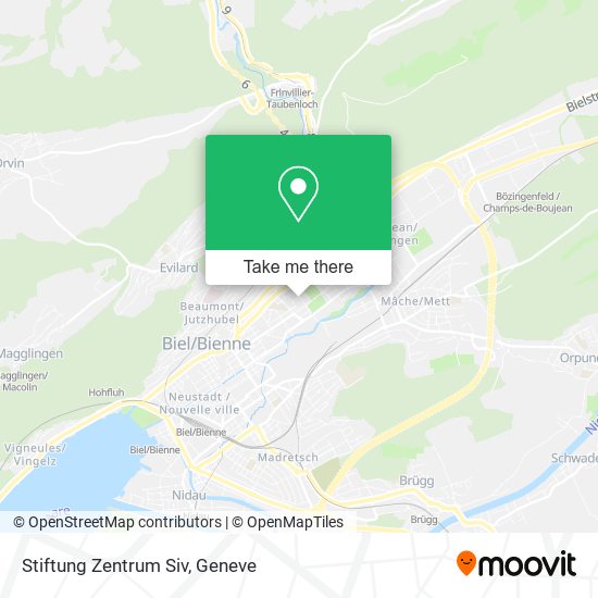 Stiftung Zentrum Siv map