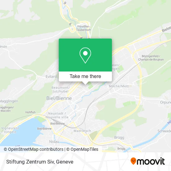 Stiftung Zentrum Siv map
