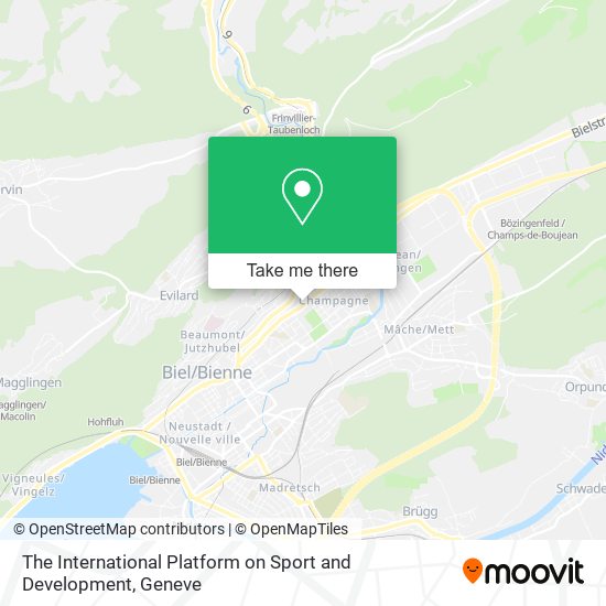 The International Platform on Sport and Development map