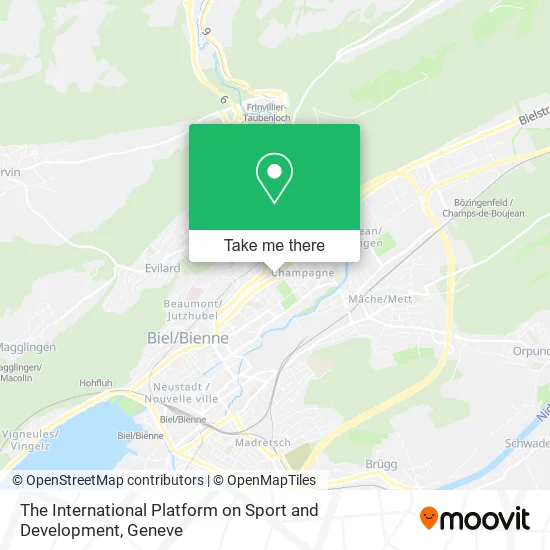 The International Platform on Sport and Development map