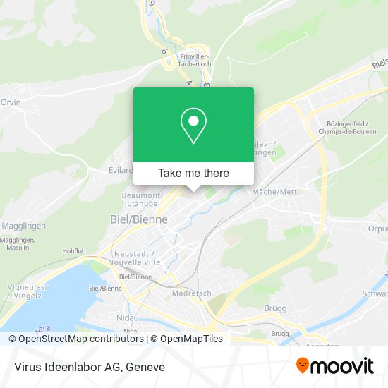 Virus Ideenlabor AG map