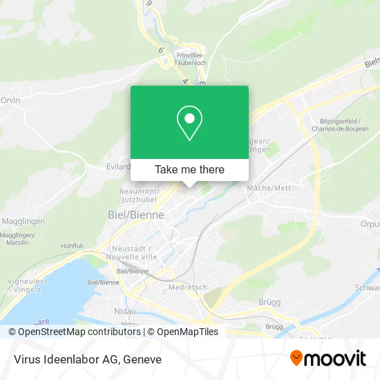 Virus Ideenlabor AG map