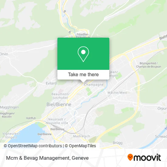Mcm & Bevag Management map