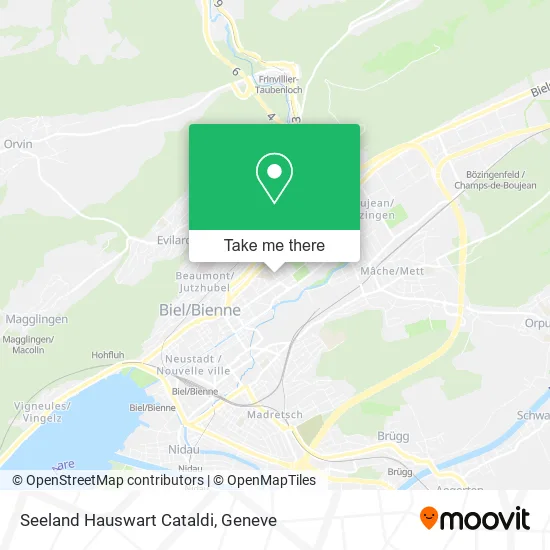 Seeland Hauswart Cataldi map