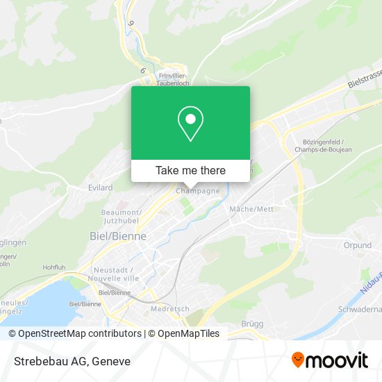 Strebebau AG map