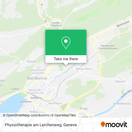 Physiotherapie am Lerchenweg map