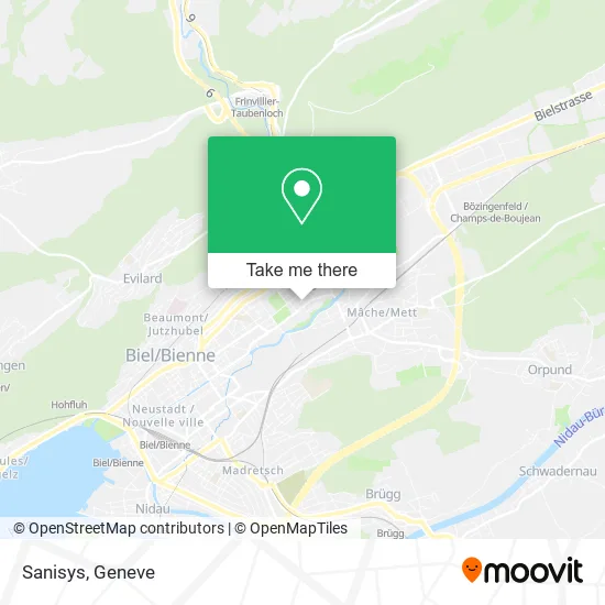 Sanisys map