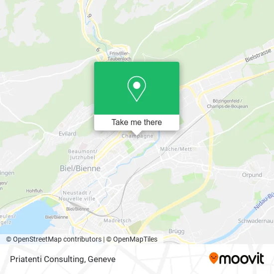 Priatenti Consulting map