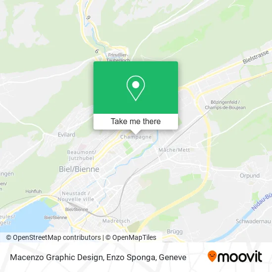 Macenzo Graphic Design, Enzo Sponga map