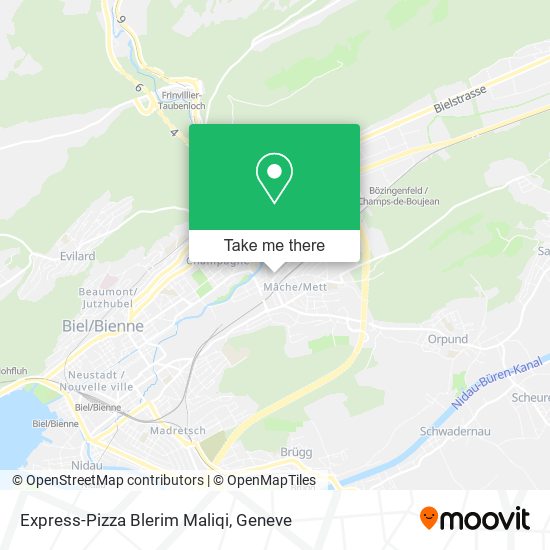 Express-Pizza Blerim Maliqi map