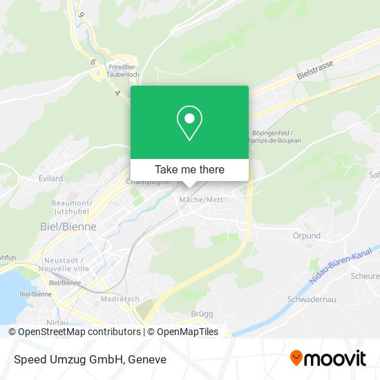 Speed Umzug GmbH map