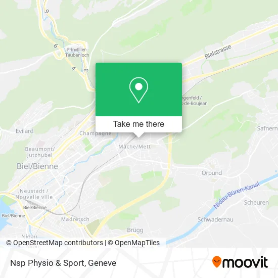 Nsp Physio & Sport map