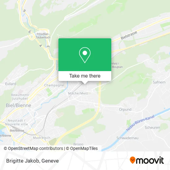 Brigitte Jakob map