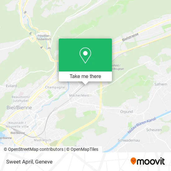 Sweet April map