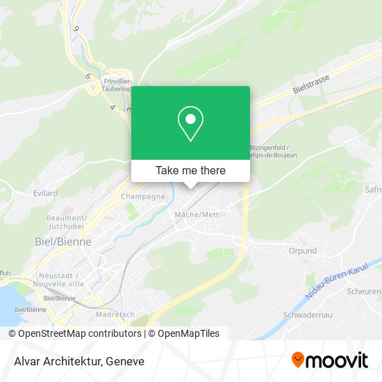 Alvar Architektur map