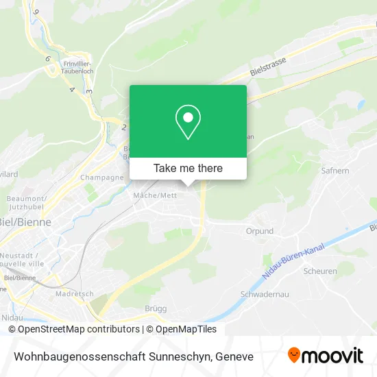 Wohnbaugenossenschaft Sunneschyn map