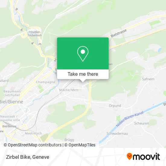 Zirbel Bike map