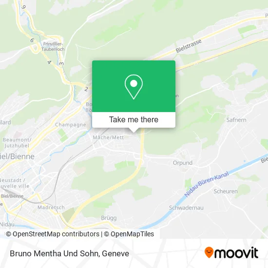 Bruno Mentha Und Sohn map