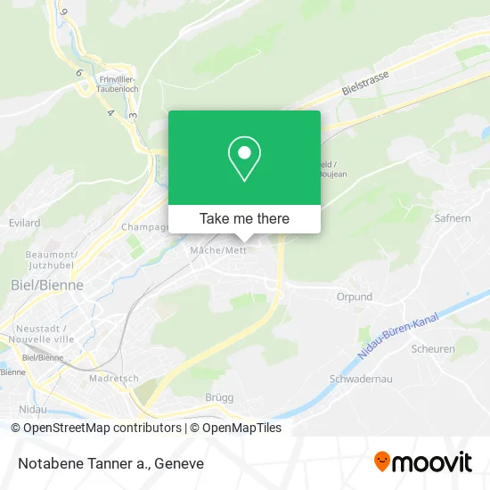 Notabene Tanner a. map