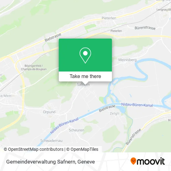 Gemeindeverwaltung Safnern map