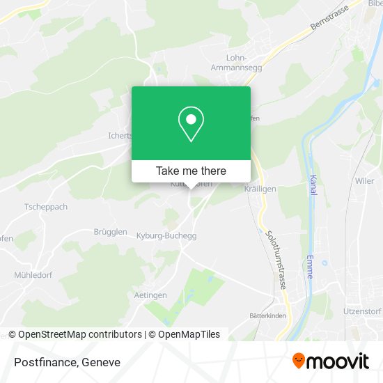 Postfinance map