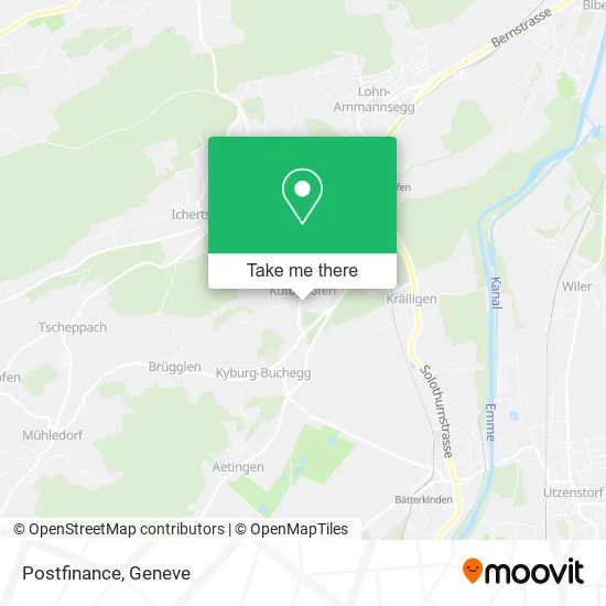 Postfinance map