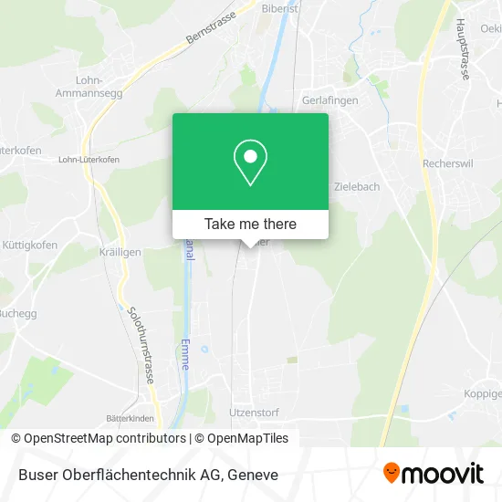 Buser Oberflächentechnik AG map