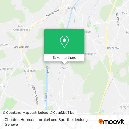 Christen Hornusserartikel und Sportbekleidung plan