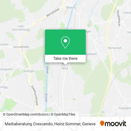 Mediaberatung Crescendo, Heinz Sommer map
