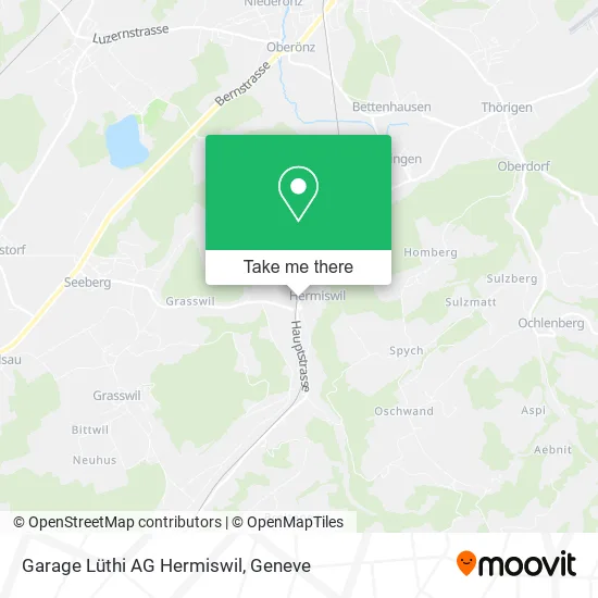 Garage Lüthi AG Hermiswil map