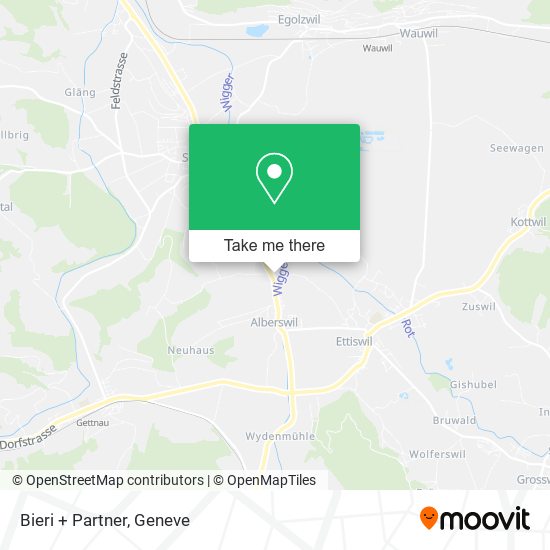 Bieri + Partner map