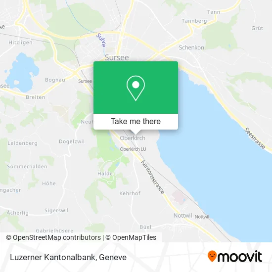 Luzerner Kantonalbank map