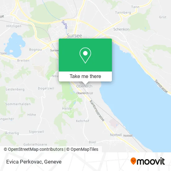 Evica Perkovac map