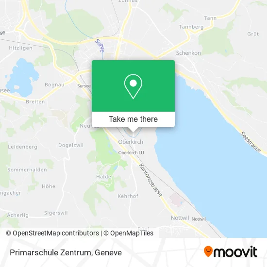 Primarschule Zentrum map