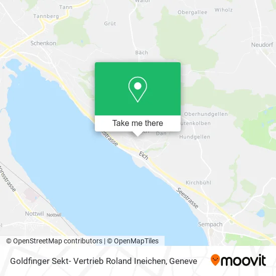 Goldfinger Sekt- Vertrieb Roland Ineichen map