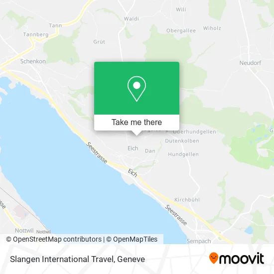 Slangen International Travel map