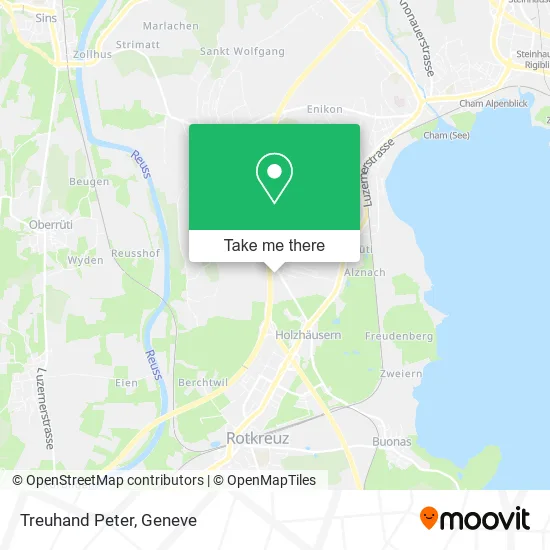 Treuhand Peter map