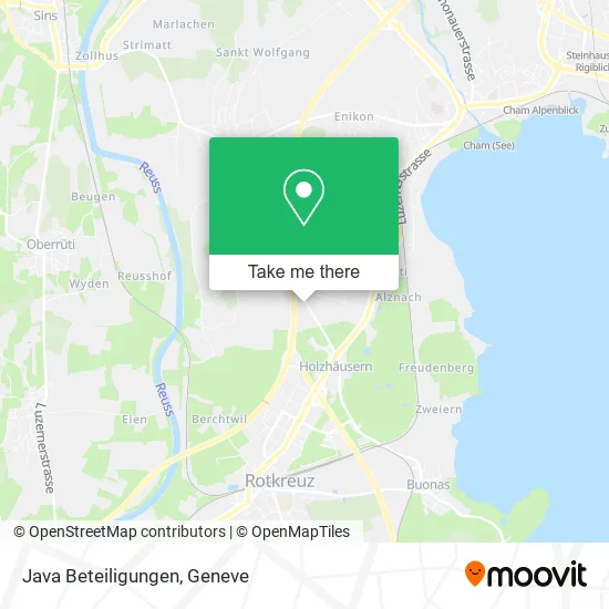 Java Beteiligungen map