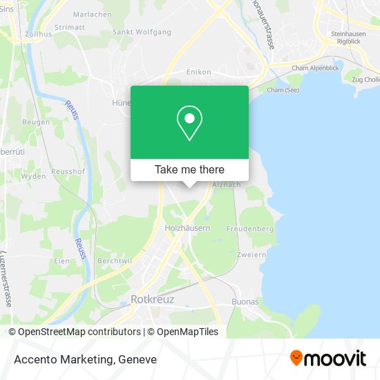 Accento Marketing map