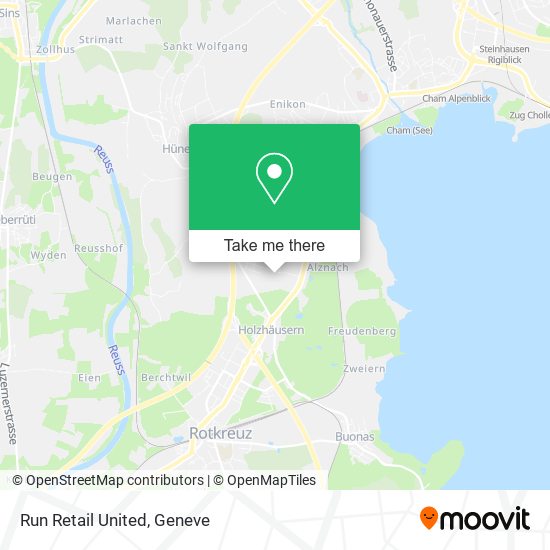 Run Retail United map