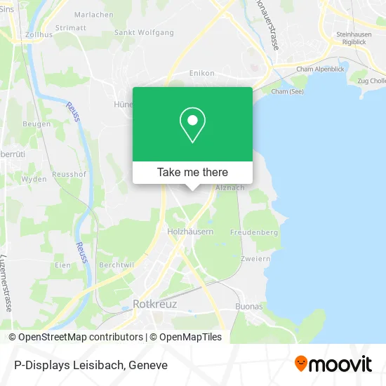 P-Displays Leisibach map
