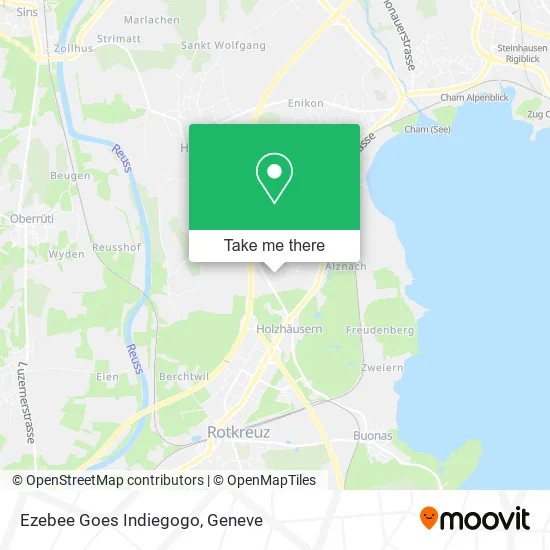 Ezebee Goes Indiegogo map