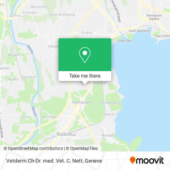 Vetderm.Ch-Dr. med. Vet. C. Nett map