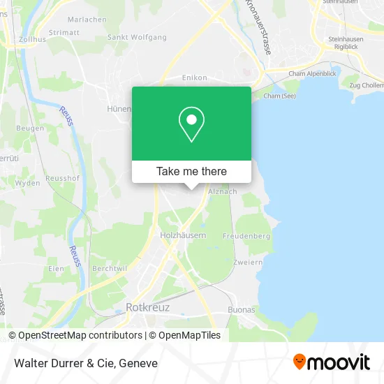 Walter Durrer & Cie map