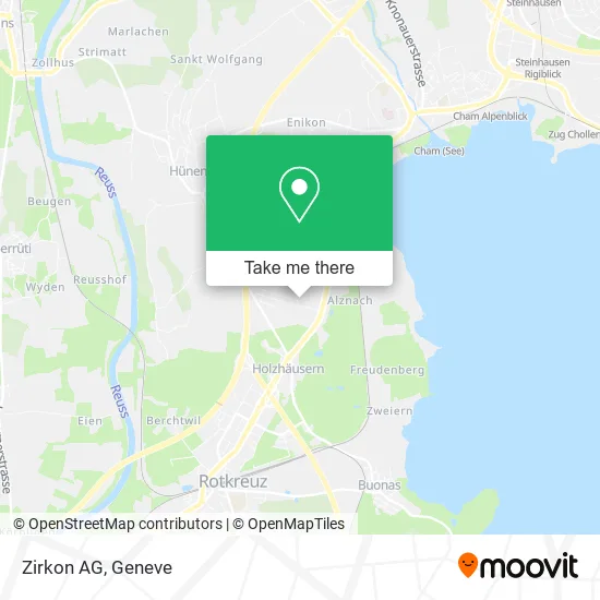 Zirkon AG map