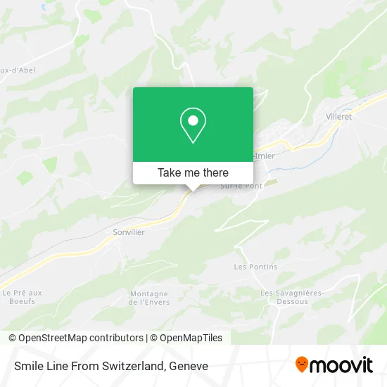 Smile Line From Switzerland map