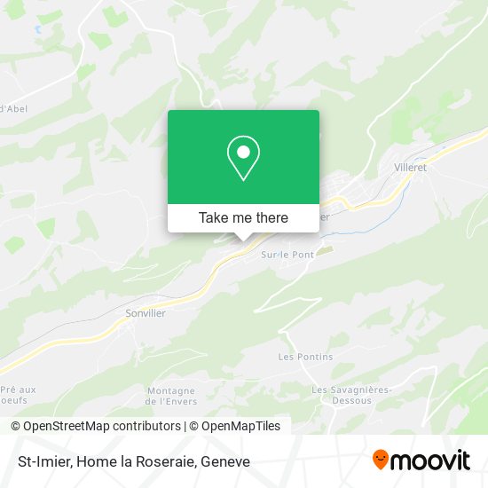 St-Imier, Home la Roseraie map
