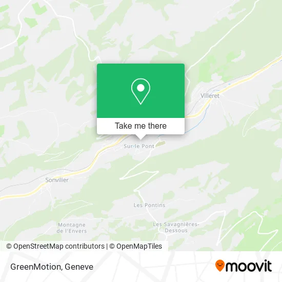 GreenMotion map