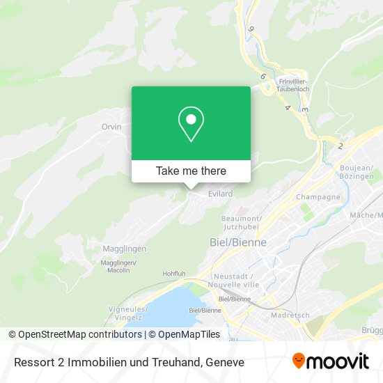 Ressort 2 Immobilien und Treuhand map