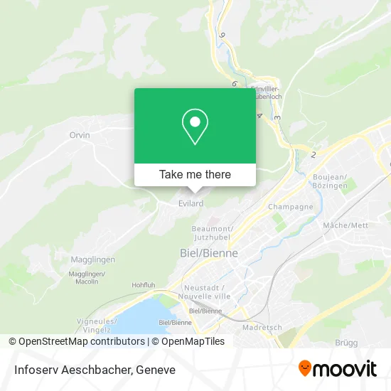 Infoserv Aeschbacher map